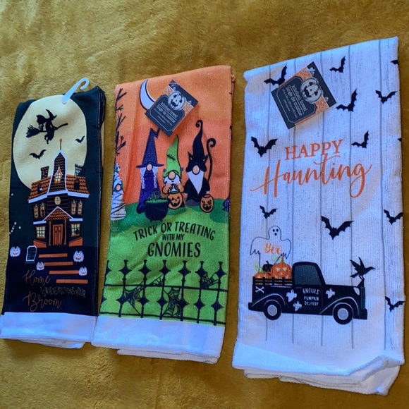 Halloween Fall Spooky Hand Towels Home Decor - Halloween Kitchen Decor - Picture 7 of 8